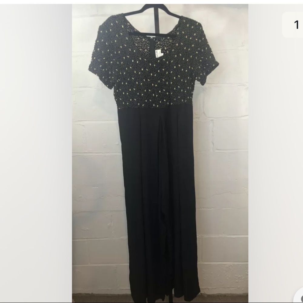 Jeffrey & Dara By Linda Hurley  Wide Leg Jumpsuit